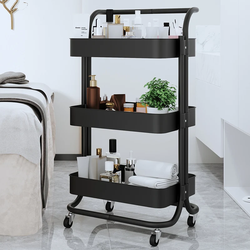 Cosmetic Tool Salon Trolley Utility Wheels Tattoo Hairdressing Salon Trolley Manicure Carrello Attrezzi Salon Furniture BL50ST