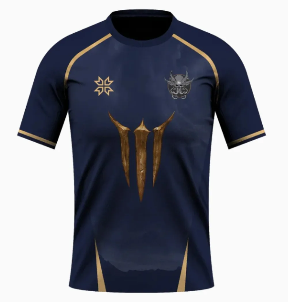 Baldur's 2077  Witcher Video Game Series Fan Jersey Suitable for Football Training Fitness and Exercise T Shirt