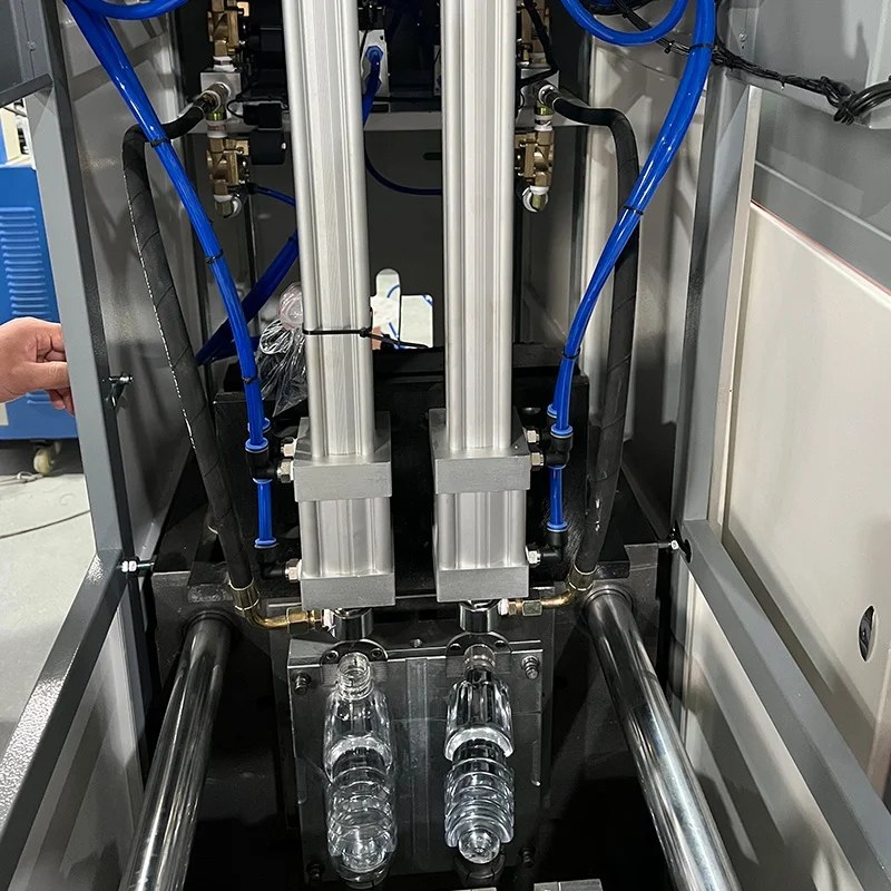 1000BPH Plastic Blaasmachine Huisdier Fles Maken Mold Machine Prijs Handmatige Blower 2000ML Drinkwater Flessen Snelle Verzending