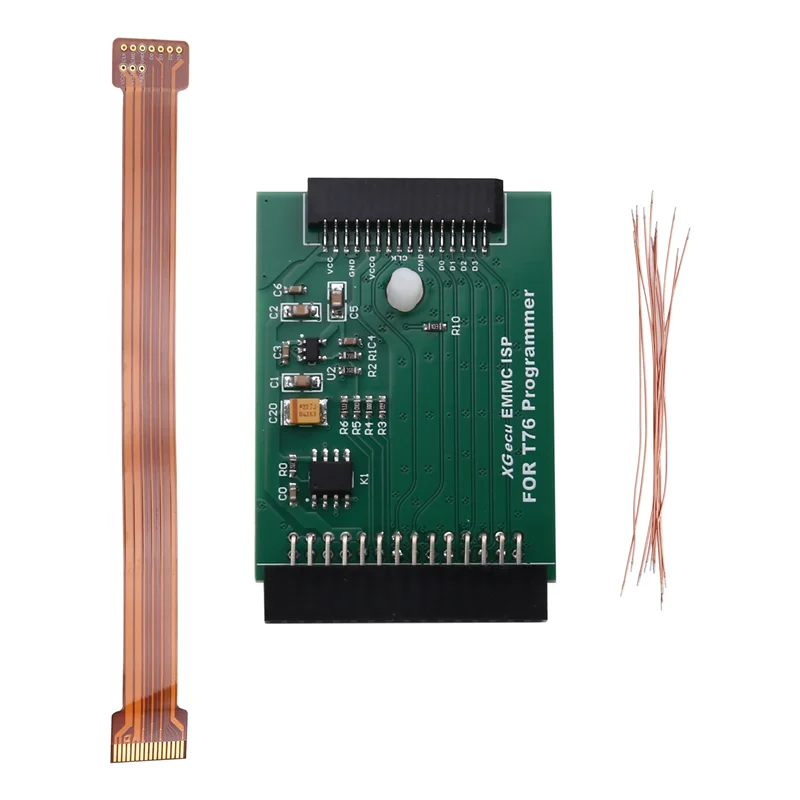 

For EMMC In-Circuit Programming Adapter Board ISP Connection Cable- Works Only T76 Programmer