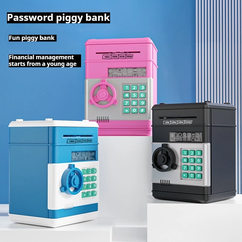 Smart Password Children's Piggy Bank Large Capacity Creative Money Saving Box Only in Not out