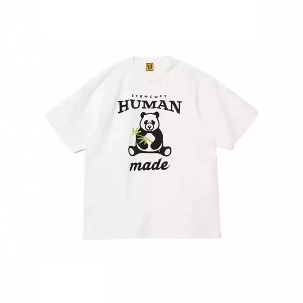 2026 New HUMAN MADE Love Printed T-shirt Japanese Trendy Brand High Quality Bamboo Cotton Men's and Women's Short Sleeves