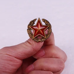 Armed Forces of Belarus red star vintage badge enamel pin military jewelry accessories