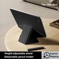 Funda tipo libro inteligente para iPad A16, Funda para iPad Air 11 M3 11, 12,9, 5a y 6a generación, Mini A17 Pro, capa magneticamente