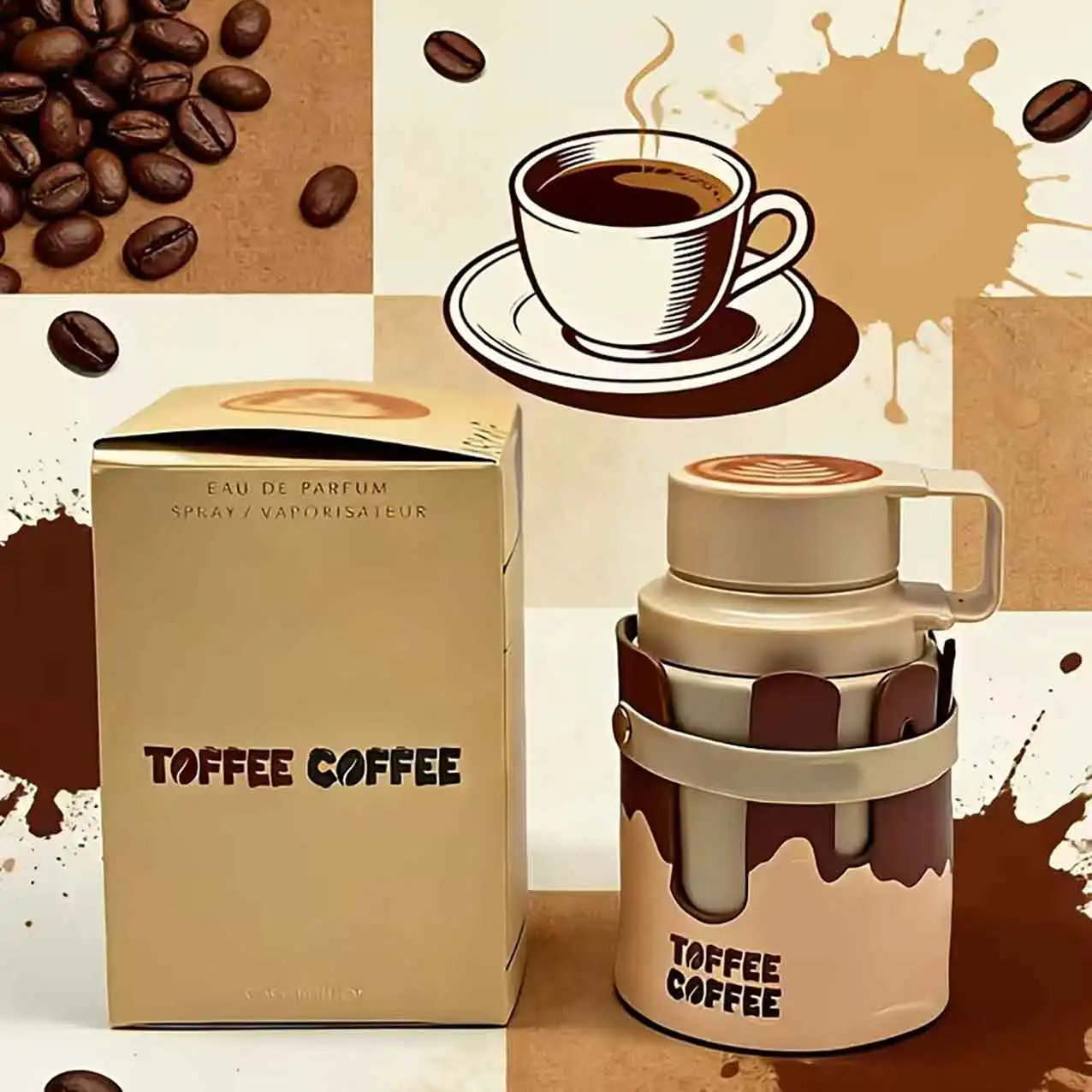 

TOFF。 E. Coffee E version neutral eau de toilette 100ml, coffee, white musk, amber, lasting fragrance