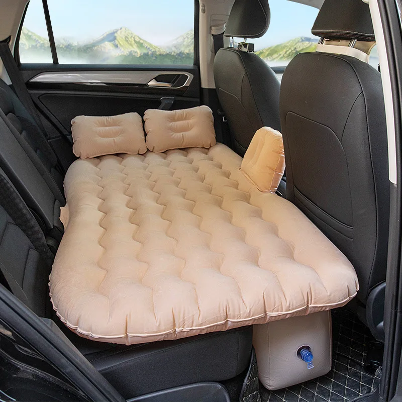 

Portable Durable Outdoor Inflatable Mattress Thickened Car Inflatable Mattress Split Rear Seat Travel Inflatable Mattress for