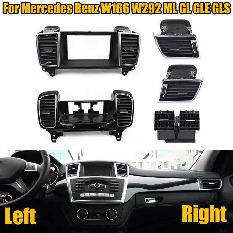 

1668302254 LHD RHD Air Conditioning AC Vent Grille Outlet Assembly For Mercedes Benz W166 W292 ML GL GLE GLS