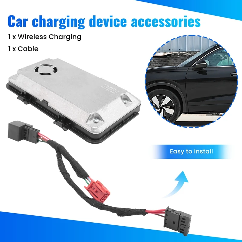 A77E-5CG980611A For VW Golf Mk7 Passat B8 T-Roc Jetta Arteon Tiguan Mk2 Car Wireless Charging 5CG 980 611 A