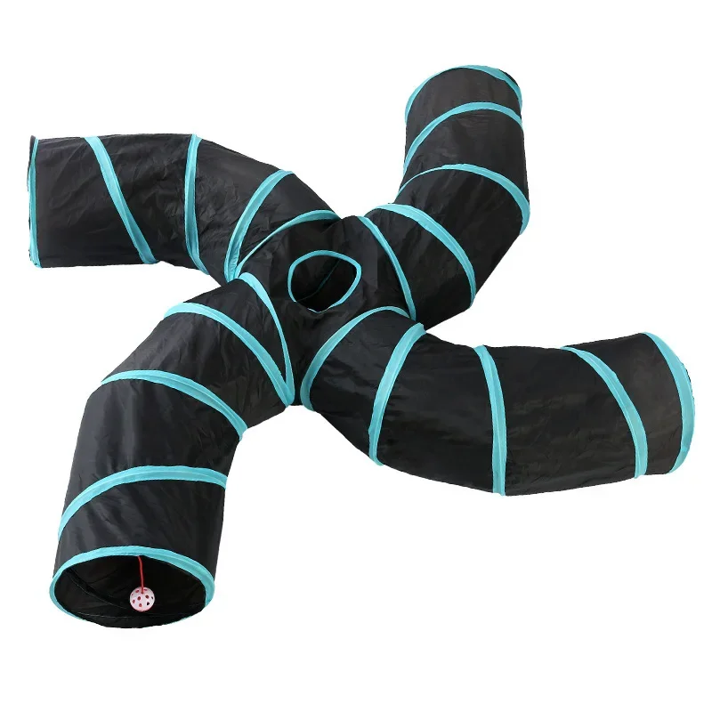 S Shape Pet Cat Tunnel Tube Funny Toys for Cats Foldable Cat Toys Interactive Rabbit Play Games Kitty Tunnel Chat Pet Product