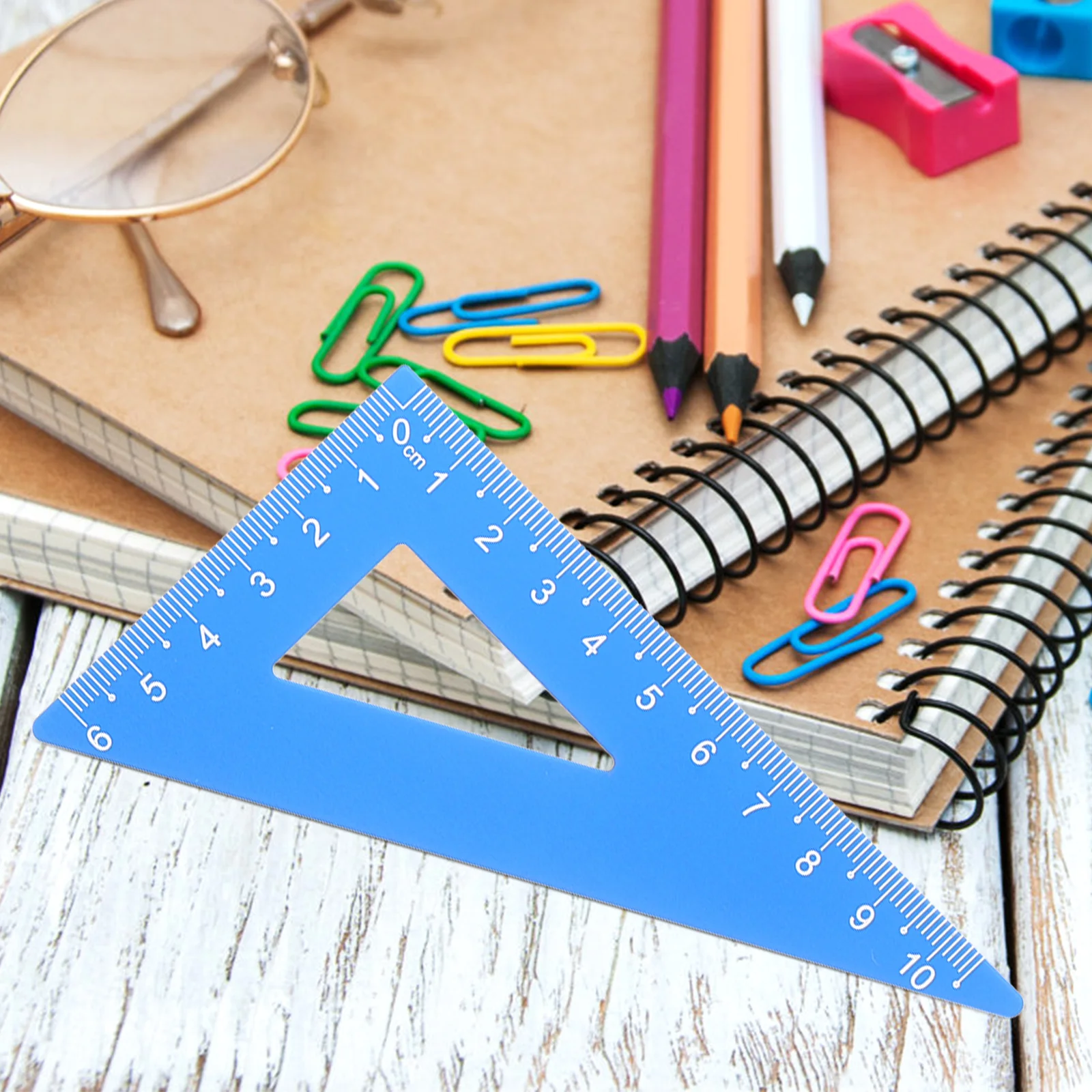 

1 Box Universal Ruler and Protractor Set High Precision Measurement Tools for Engineering Network Technology Architecture Design