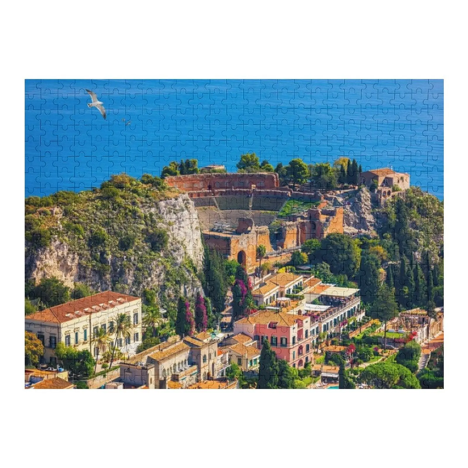 

Пазл Taormina Sicily, индивидуальный подарок для детей, персонализированный подарочный пазл