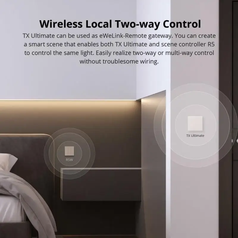 SONOFF T5-120 Wifi TX في نهاية المطاف مفتاح الإضاءة الذكي الولايات المتحدة 1/2/3C لوحة الحائط اللمس التبديل المنزل الذكي Ewelink اليكسا جوجل المنزل أليس