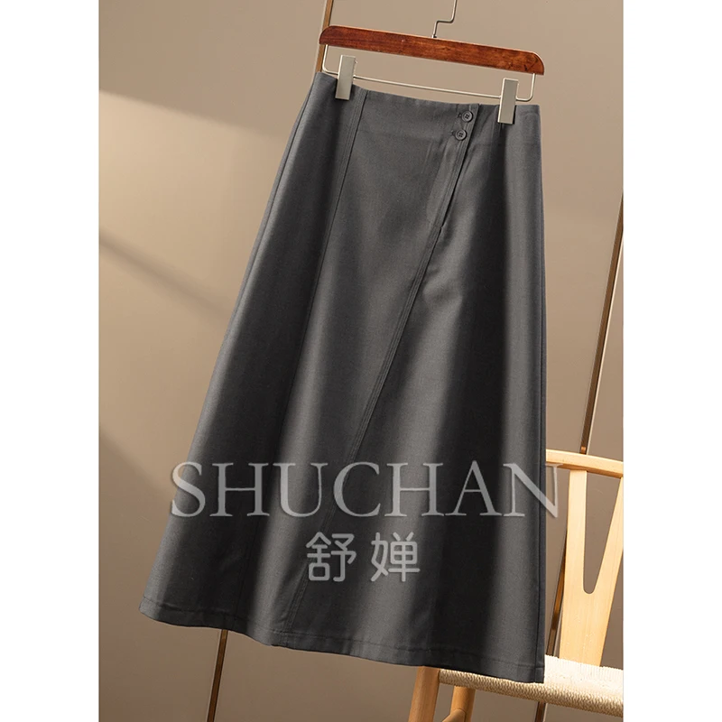 D spring home, commuting has an accent, French G Gupi Jane cut high waist micro hip A word skirt women's 9V00 special