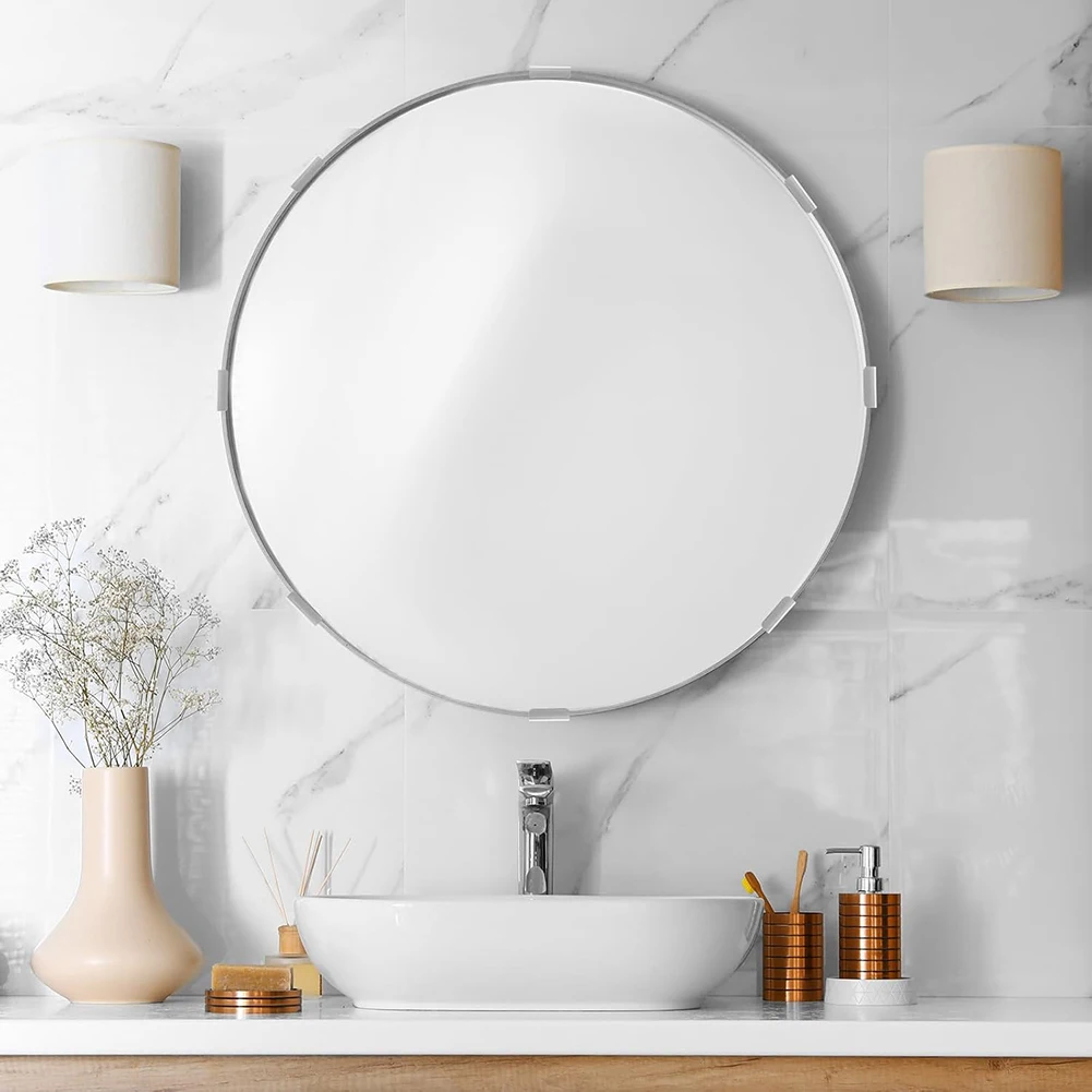 تصميم مبتكر 8 قطع من مشابك الفولاذ المقاوم للصدأ مصنوعة لتأمين الأعمال الفنية أو للوحات الإعلانية بثقة