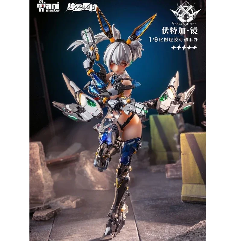 Em estoque original anymester 1/9 vodka espelho cola-embalado trovão força tarefa figuras de ação modelo coletor anime hobby brinquedo presente
