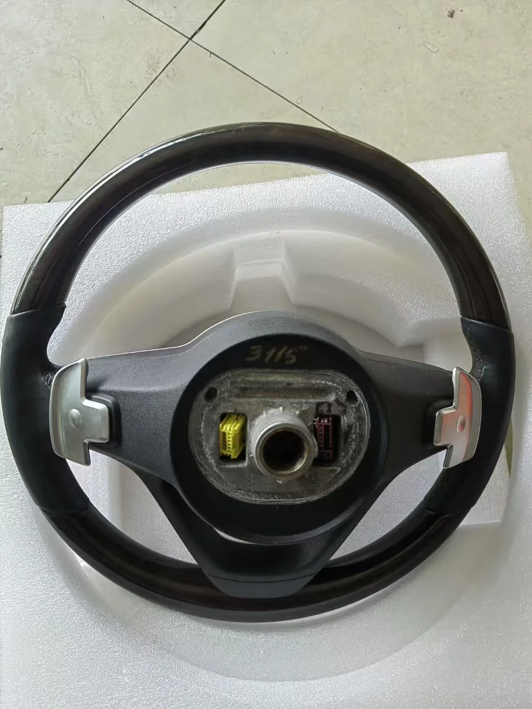 Suitable for Mercedes Maybach W222 W223 W240 57 62 W167 Steering Gear Upgrading the Steering Wheel Peach Wood Steering Wheel！！