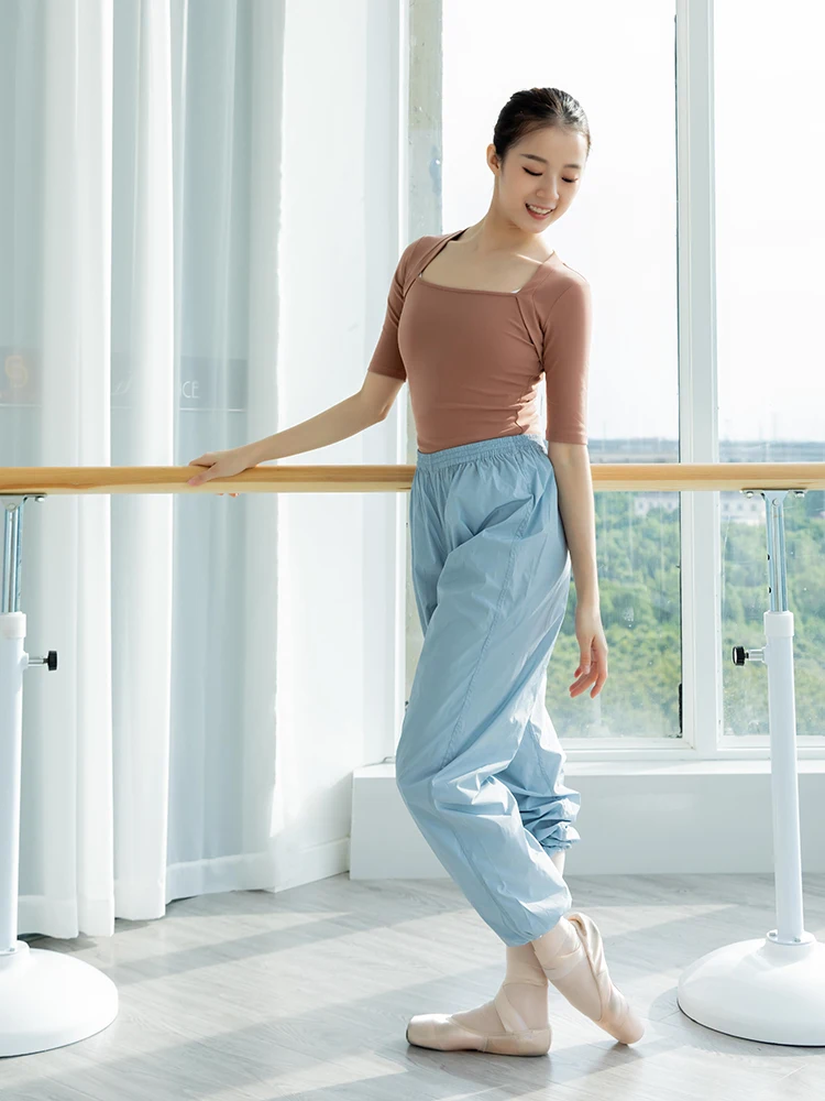 Elegant Dance Tops Ballet Dance Cropped Tops Modern Classical Dance Coats Long Sleeve Women Teen Ballet Dance Outfits