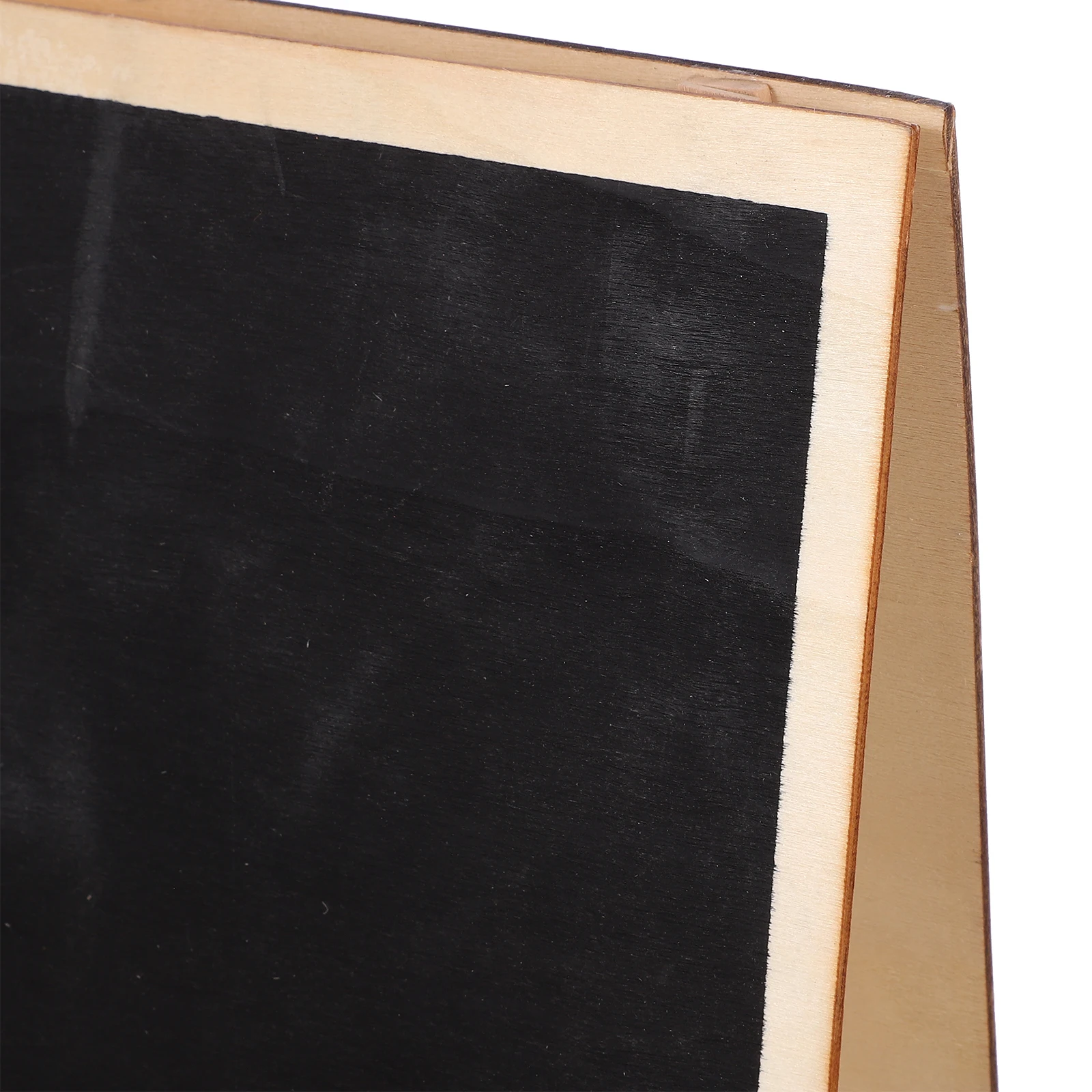 

Desktop Chalkboard Sign with Wood Easel Multi-Function Blackboard for Wedding Party Restaurant Boutique Cafe Counter Reusable