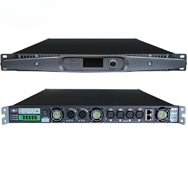 PFA20K 2000W 4 Channel Top Class Amplification Reliable Flexible Rack Digital Powersoft  Amplifier for Touring Applications