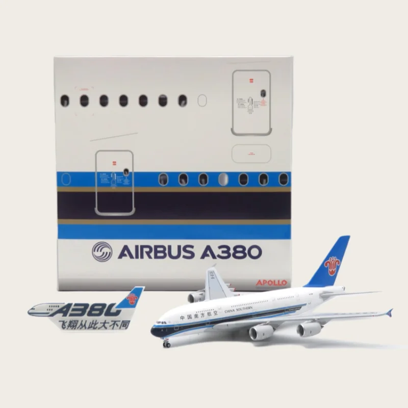 أبولو دييكاست 1/400 مقياس ايربوس سبيكة طائرة نموذجية ايربوس A380 B-6136 A234004 اللعب مع لعبة طائرة الصبي هدية صندوق