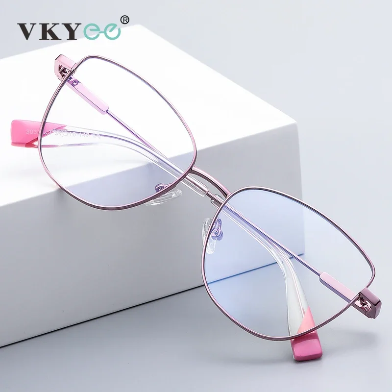 

VICKY New Myopia Prescription Glasses Hyperopia Reading Glasses Women Anti Blue Light Computer Glasses Optical Eyeglasses Frame