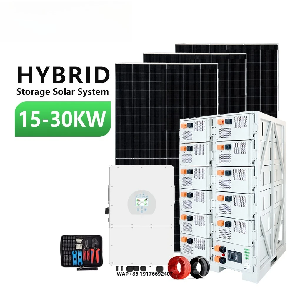 Whayo deye All in One 20KW 25KW Lithium Battery Energy System  High Voltage 15KW 30KW Deye Solar Inverter Solar Power System