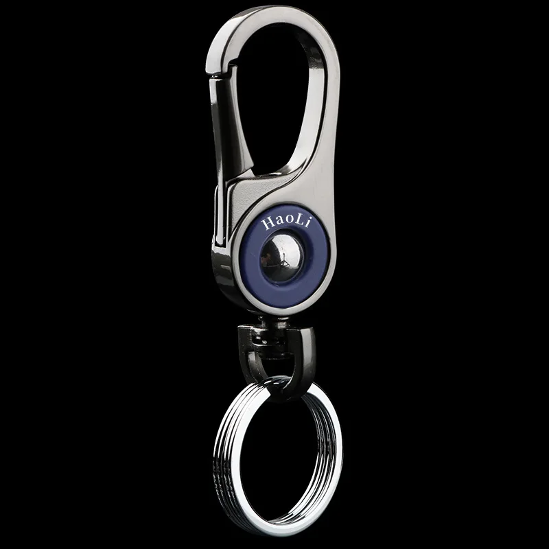 Metal Car Keychain Business Key Holder Men\'s Fashion Key Chain Gift Key Buckle Car Styling Auto Key Ring Car Accessories
