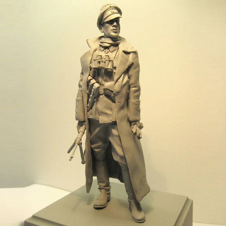 1 / 16 Resin Soldier  Western War Military  White Model