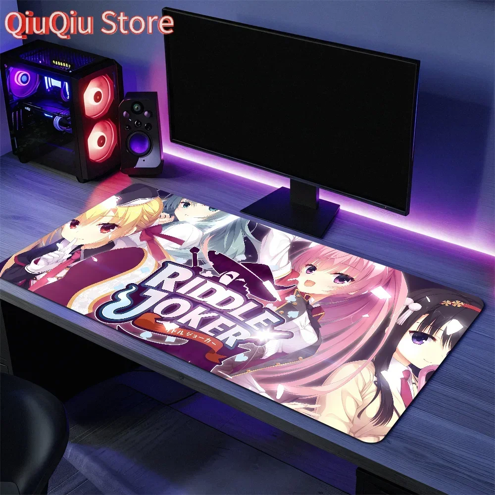 

Mouse Joker Pad Anti-fray Riddle Home Custom Ergonomic Office Rubber Large Desk Adventure Mat Keyboard Game PC Love Non-slip