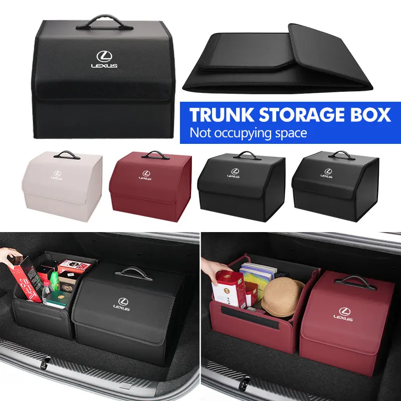 Car Organizer Trunk Tool Storage Bag Waterproof Emergency Box For Lexus UX250h RX450h CT200h RX400h NX300h RX350 RX300 GX470