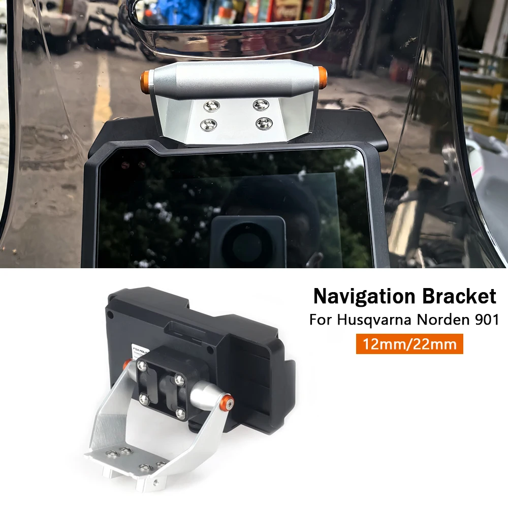 

For Husqvarna Norden 901 Norden901 2022 2023 Motorcycle Accessories SMART Phone GPS Navigation Plate Bracket Handlebar Holder