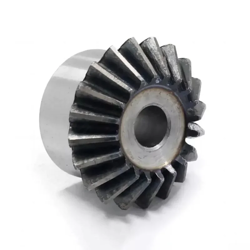 1pc 4m Bevel Gear 15 16 17 18 19 20 21~25teeth 1:1 90 Degrees Meshing Angle Metal Drive Transmission Gear 45# Steel Hardening