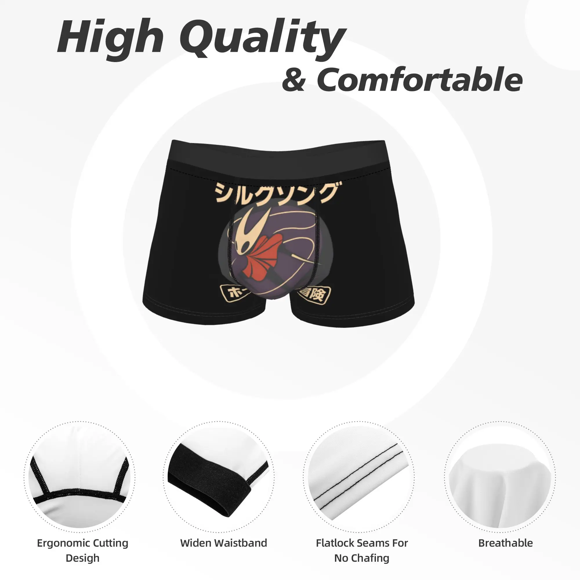 جوفاء فارس الملابس الداخلية رجل الملاكم موجز مضحك الملاكم السراويل Trenky تصميم سراويل كبيرة الحجم