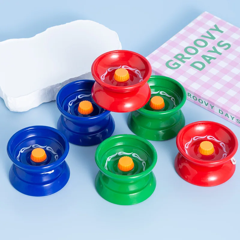 1 Stuks Kids Legering Magic Yoyo Voor Kinderen Beginners Oefening Speelgoed Jongleren Spel Met Draaiende String Voor Jongens Meisjes Kleur Ramdom