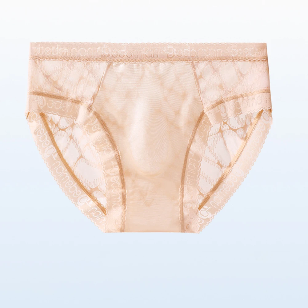 Sexy Lace Briefs Breathable Pouch Classic Style Briefs Comfort Fit Underwear L-2XL Size Men\'s Lingerie 2XL For Everyday Use