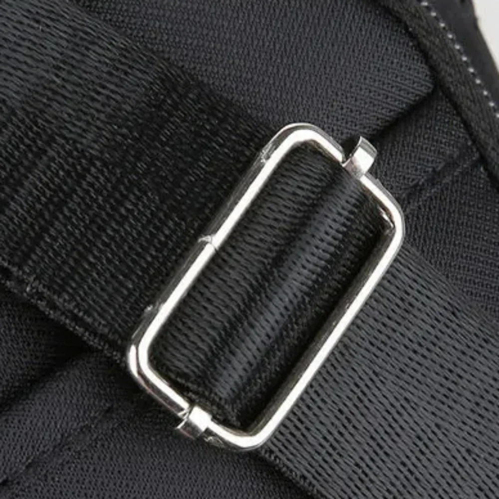 Simple Letter Oxford Shoulder Bag Multi-Layer Large Capacity Men Messenger Bag Storage Waterproof Retro Square Bag Men