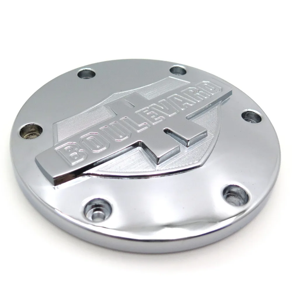 

Motorcycle Billet Aluminum Derby Covers for 2006-2013 Suzuki Boulevard M109R Chromed