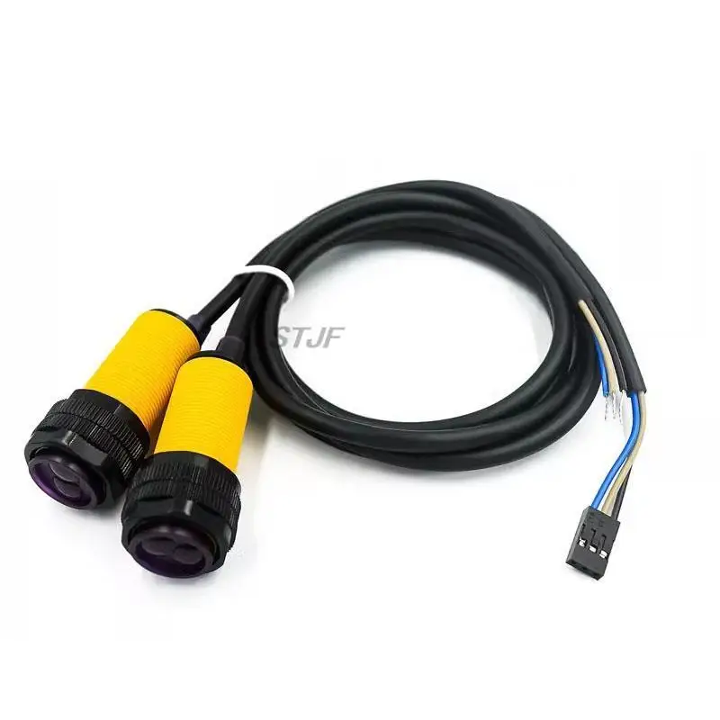 Smart Car Robot E18-D80NK Infrared Obstacle Avoidance Photoelectric Sensor Proximity Switch 3-80cm Detection Range Adjustable