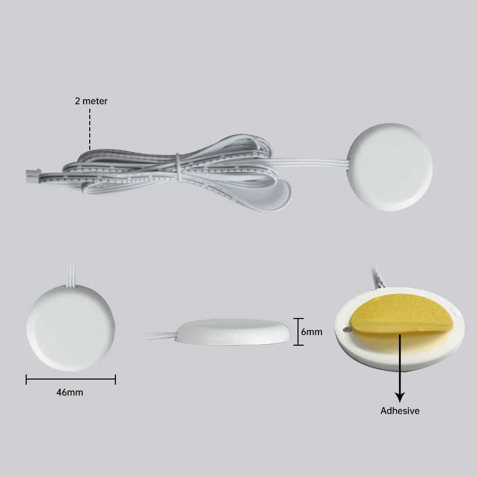 DC12V 24V Dupont Sensor Switch/Penetrable Touch Control/PIR Motion & Dual Door Detection for DIY Cabinet LED Strip Lights Design