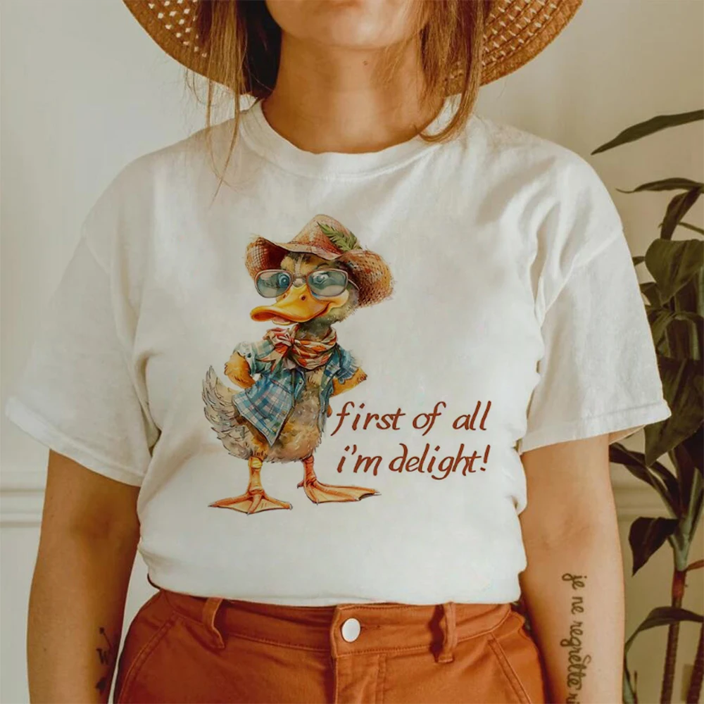 Baked You Some Shut the Fucupcakes Cute Graphic Women's T-Shirt Short Sleeve Printed Summer Fashion Basic Cartoon White T-Shirt