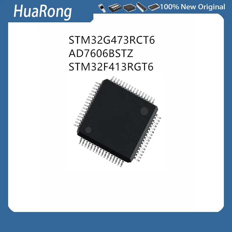 2Pcs/Lot  STM32G473RCT6 STM32G473 AD7606BSTZ AD7606  STM32F413RGT6 QFP64