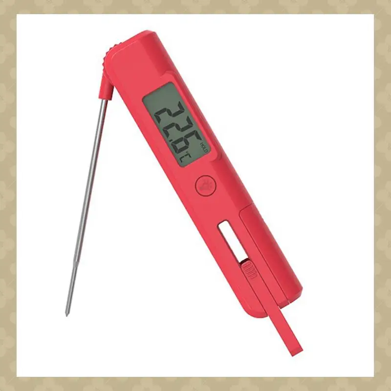 

AB45 Digital Thermometer Meat Thermometer Withprobe Forcooking BBQ Oven Frying Meat Red