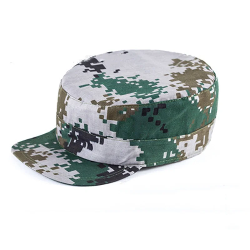 Tactical Cap Outdoor Sport Green blue Camouflage Hat Simplicity Camo Jungle Hunting Cap Hat for Men Adult Cap