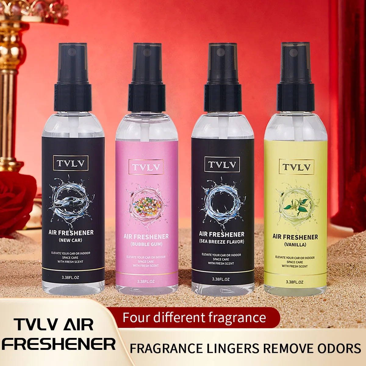 

TVLV Alcohol-Free Light Perfume Fresh Air Freshener Long Lasting Fragrance Spray Clothing Deodorant