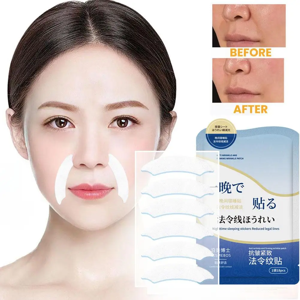 Collagen Wrinkle Remove Patch Retinol Fade Fines Lines Lift Tighten Skin Mask Korean Moisturizing Skin Care Patch Hydrating Mask