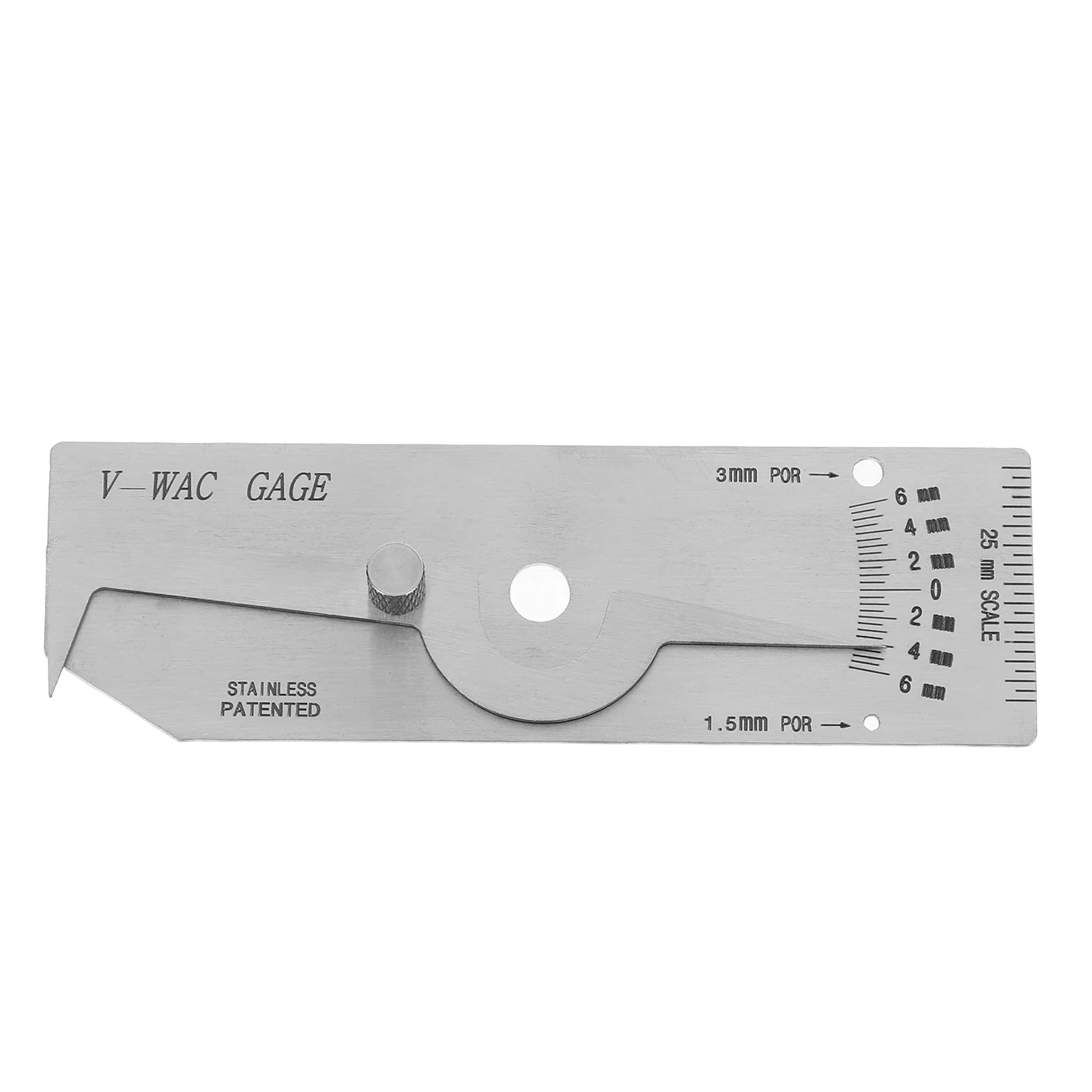 

Fillet Weld Gauge Stainless Steel Measurement Ruler Welding Inspection Meter Depth Gauges Metric Units Multifunctional Tool