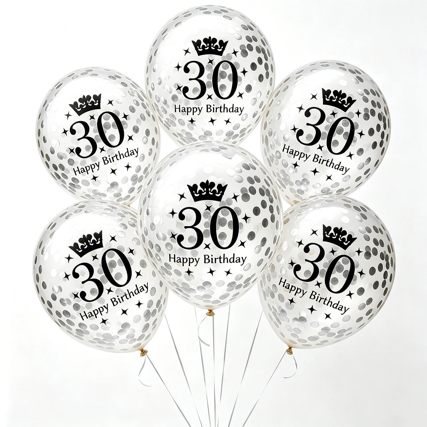 Alles Gute zum Geburtstag Nummer 30/40/50/60/70 Luftballons für Geburtstagsfeier-Dekorationen Frauen Männer Gold/Schwarz/Rot/Rosa/Rot/Blau/Mehrfarbig – Detail 11