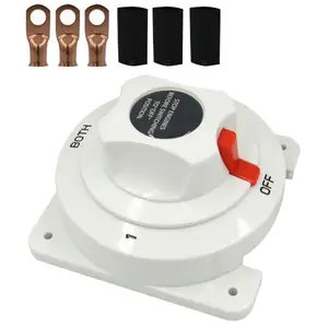 Marine DC Battery Selector Switch 6 12 24 32V 175A Waterproof Disconnect Switch for Boat Power Cut Off Battery Isolator Switch