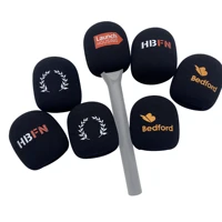 Filtro Pop Dead Cat, cubierta de impresión de esponja para micrófono, marca personalizada, parabrisas con logotipo de micrófono, parabrisas de espuma para RODE Wireless GO II