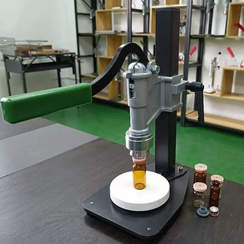 Factory Supply 20mm Manual Vial Crimper Hand Bottle Cap Crimping Tool Portable Sealing Machine